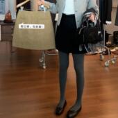 widelia陈姬儿高腰A字半身裙包臀羊毛裙短裙毛呢裙子百搭半裙9279