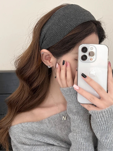 易梦玲同款发箍韩国东2025时尚百搭宽边发箍女头饰发卡头箍9385