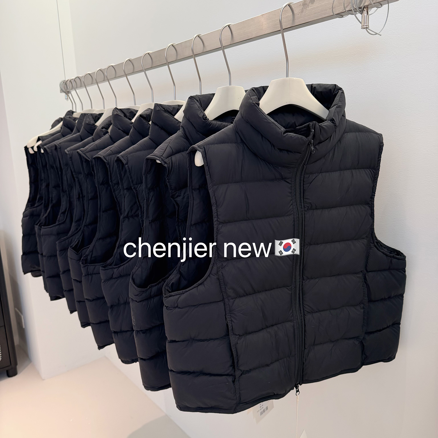 2025秋冬新款立领保暖加厚羽绒马甲百搭宽松无袖叠穿外套92535