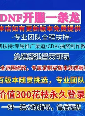 dnf开服一条龙联网版本架设游戏