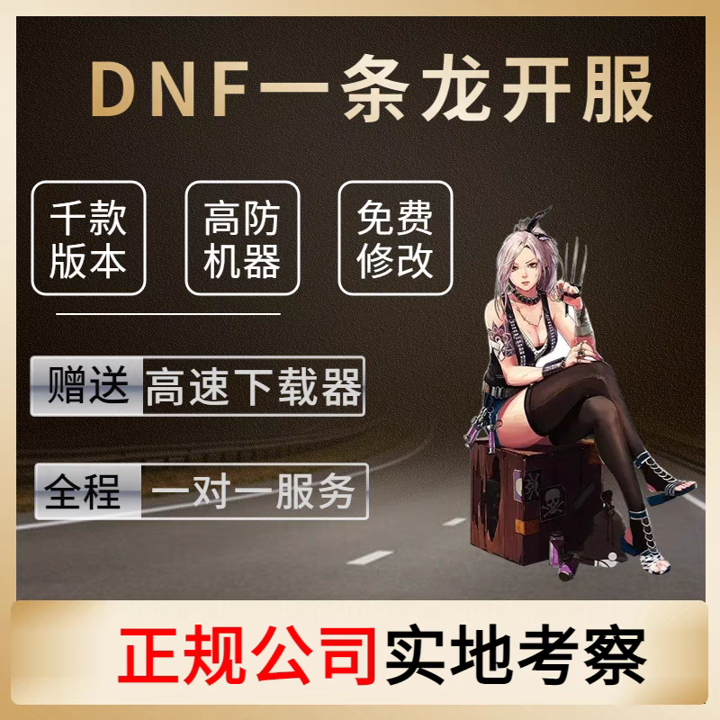 DNF一条龙开区开服架设版本定制商业高防服务器发卡搭建pvf修改