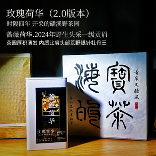 蔷薇荷华.24磻溪野生小白头采贡眉毫果甜蜜韵青苔荷花无上清凉韵