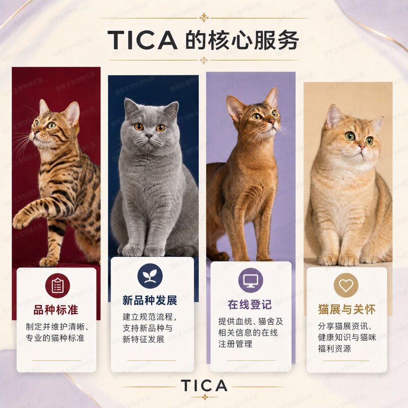 TICA血统证书 TICA猫证