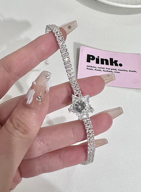 满钻五角星简约精致手链女