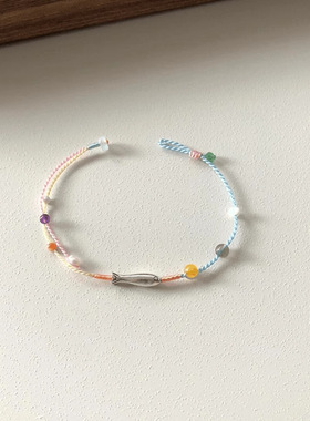 【7柒seven】「晓饰棠」小众设计编织绳手链新中式民族风简约手饰