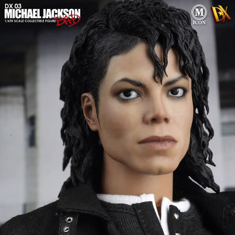 hottoys BAD 迈克尔杰克逊 Jackson MJ 限量人偶玩具男生模型摆件