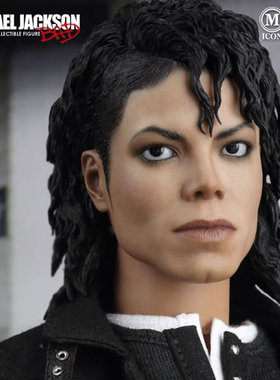 hottoys BAD 迈克尔杰克逊 Jackson MJ 限量人偶玩具男生模型摆件