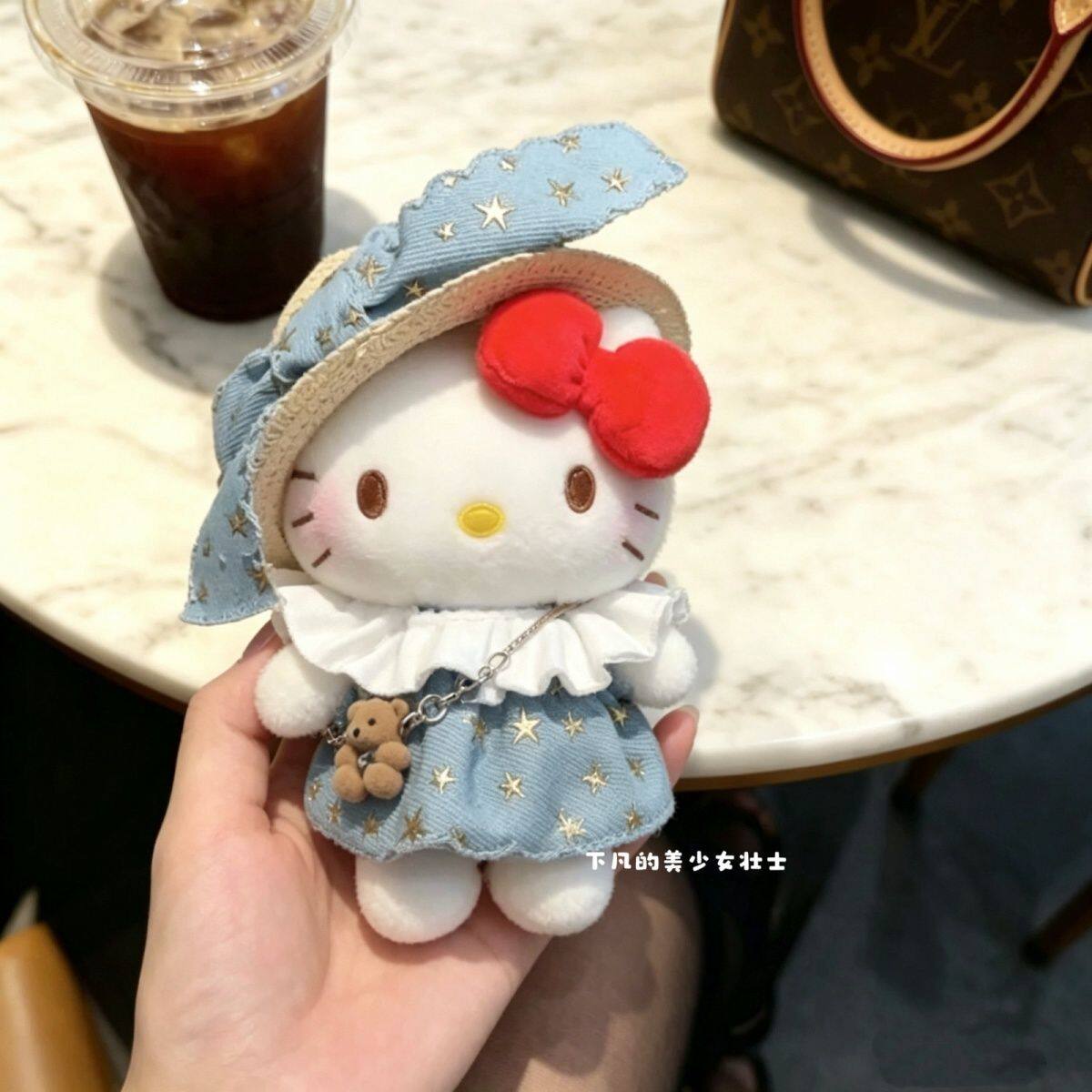 包包挂件牛仔星星裙kitty