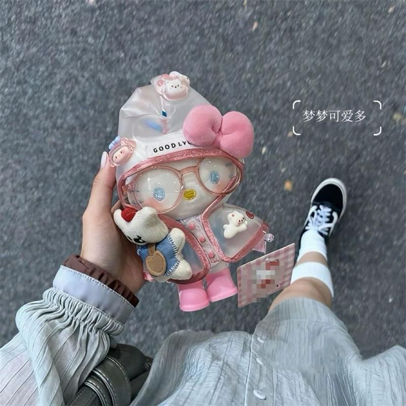 雨衣系列下雨天Kitty包包挂C件毛绒公仔玩偶少女挂饰钥匙扣