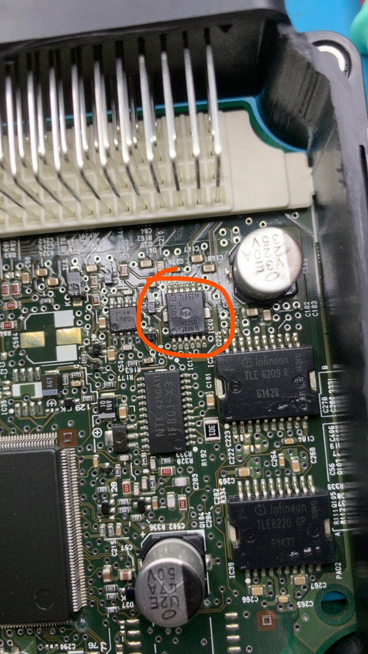 TLE6214L 汽车电脑板常用易损芯片  智能双电流检测开关芯片IC