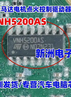 VNH5200AS  汽车电脑板马达电机点火控制驱动器芯片 全新
