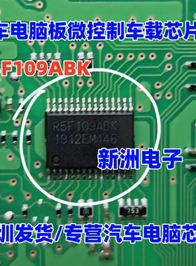 R5F109ABK  汽车电脑板微控制车载芯片 进口正品 现货 直发
