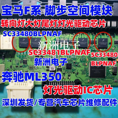 SC33480BLPNAF SC33481BLPNAF 适用奔驰ML350宝马转向灯 车灯芯片
