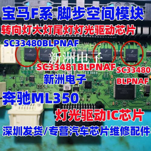 SC33480BLPNAF SC33481BLPNAF 适用奔驰ML350宝马转向灯 车灯芯片