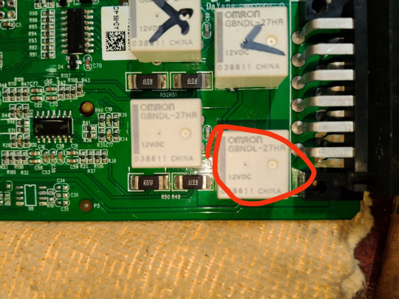 G8NDL-27HR 12VDC 适用东风风光580防夹模块车窗控制继电器 8脚
