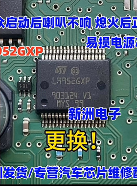 L9952GXP L99526XP  适用大众电脑板电源芯片 汽车电源驱动IC全新