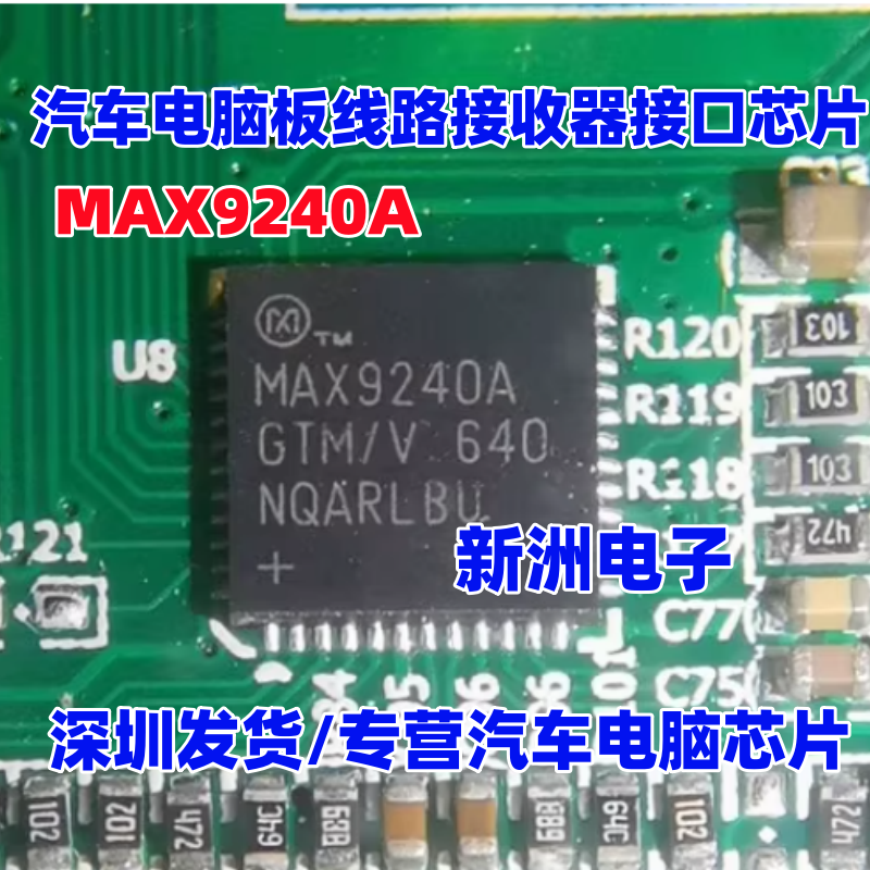 MAX9240A MAX9240AGTM/V  汽车导航线路接收器接口芯片TQFN-48