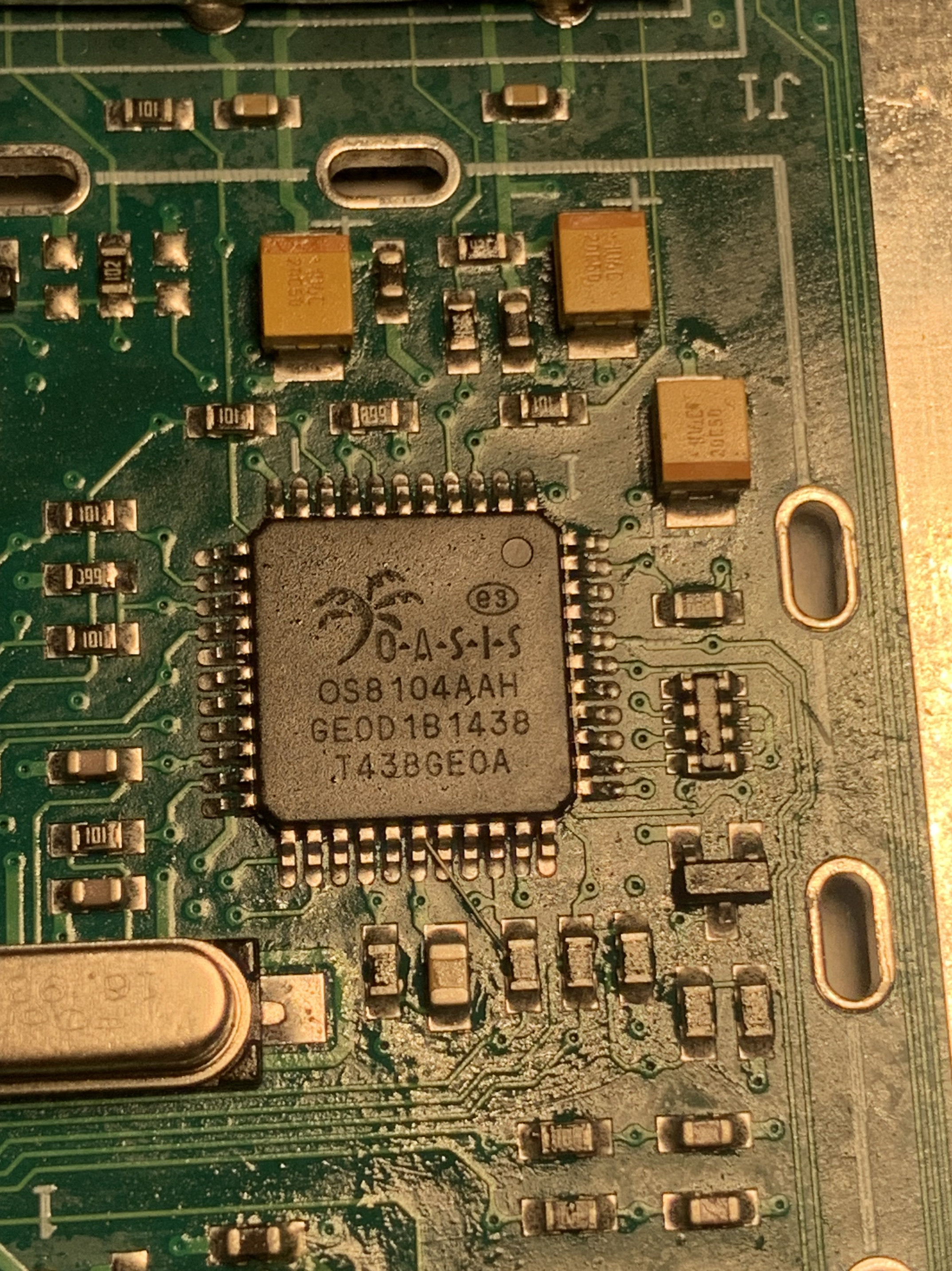 OS8104AAH 适用奥迪Q3功放光纤芯片原装拆机可直拍