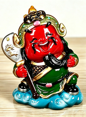 关公武财神小号桌面摆件