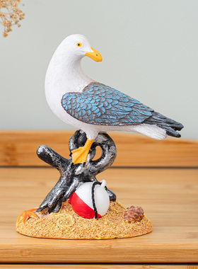 地中海海洋风格海鸥海鸟摆件