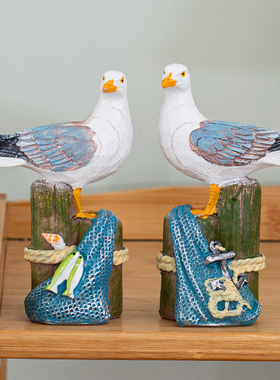 地中海海洋风格海鸥海鸟