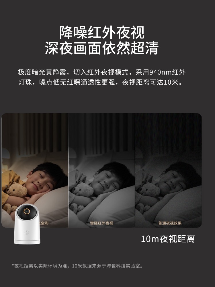 HUAWEI SMART SELECTION PUFFIN PRO 스마트 카메라 실내 모니터 HD 세트 360도 파노라마 카메라 헤드 나이트 비전 HD 홈 원격 휴대폰 감시 카메라 무선 WI-FI 대화