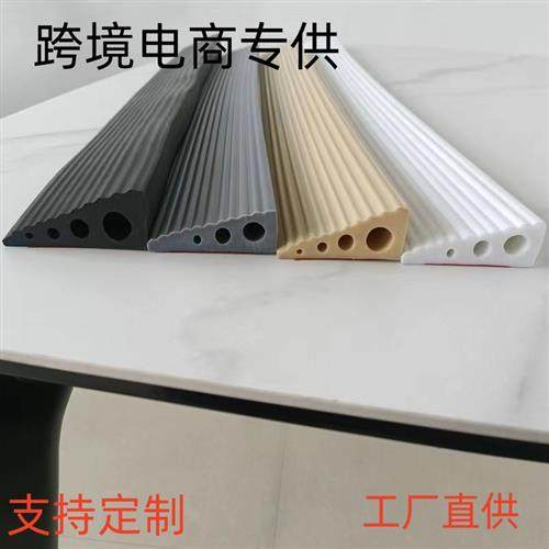 硅胶门槛条爬坡垫台阶家用电动扫地机器人清洁斜坡条室内斜坡垫