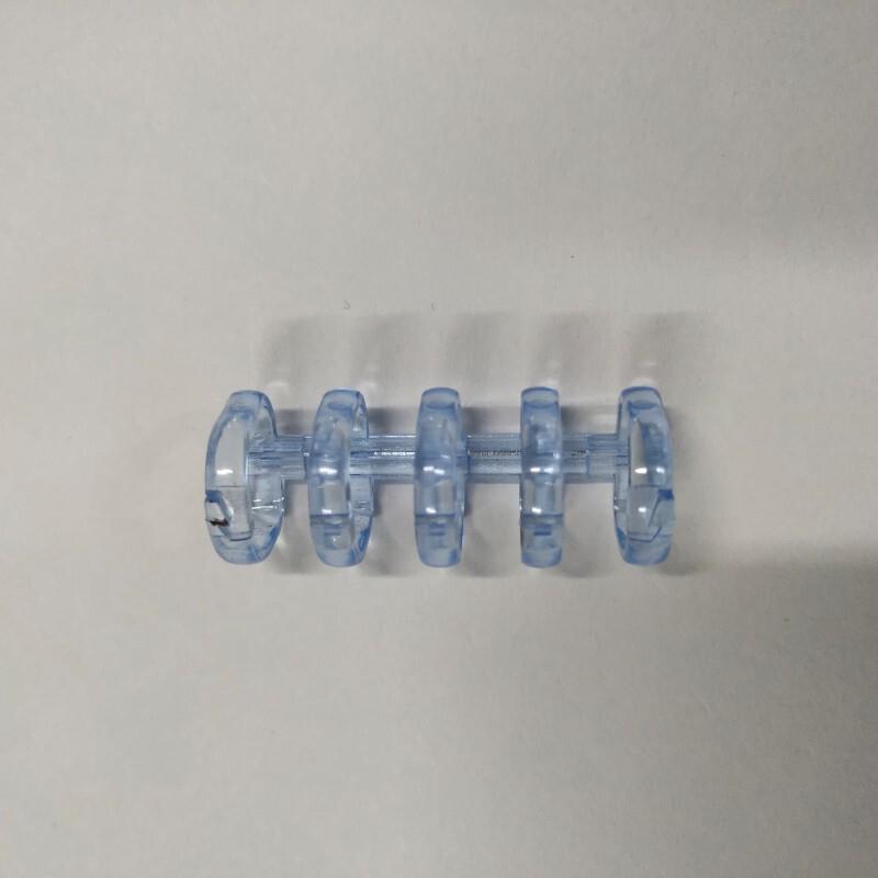 5孔活页环扣圈塑料装订条活页夹扣塑料线圈可拆卸替芯活页本配件