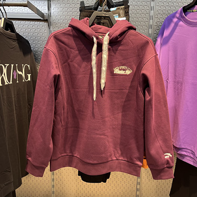 安踏正品女装2024冬新款运动卫衣