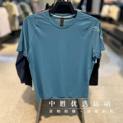 安踏短袖男子速干运动短T轻便