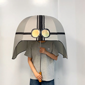 小众设计个性 创意头盔伞全方位包裹送朋友有趣搞怪生日节日礼品伞