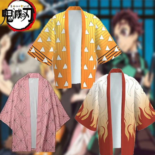 Два измерения аниме -призрака уничтожить уголь Джи Ланг, вы окружаете Coster Coster Cloak Yaori Roman Blade Детская одежда