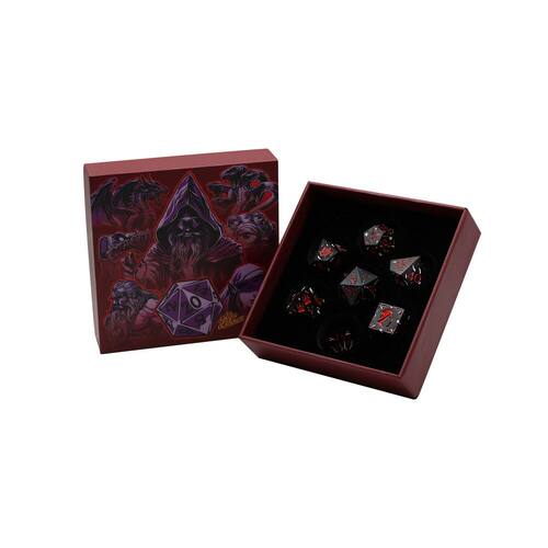 【桌游乱炖】LPG Dice Rogue RPG Set Black/Red