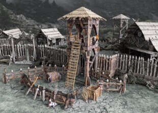 【桌游乱炖】战棋跑团地形 Battle Systems LOOKOUT TOWER