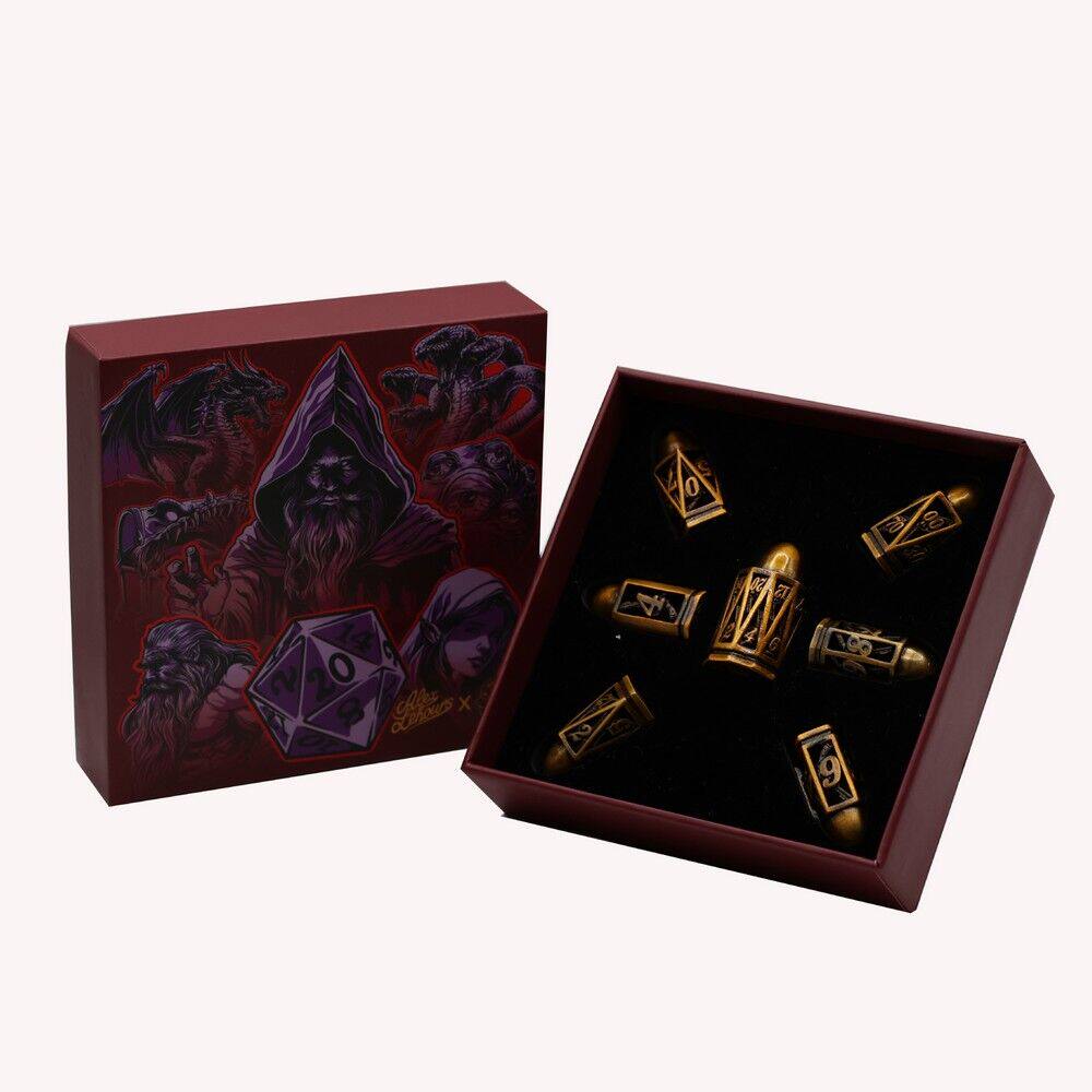 【桌游乱炖】LPG Dice Bullet RPG Set Bronze