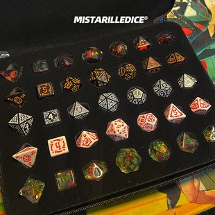 【桌游乱炖】骰子收纳包 展示盒 TRPG龙与地下城 克苏鲁 DND 跑团