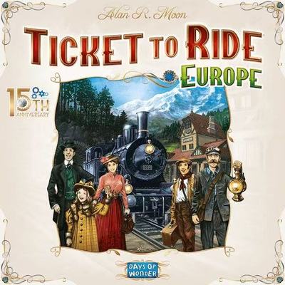 【桌游乱炖】Ticket to Ride: Europe – 15th Anniversar