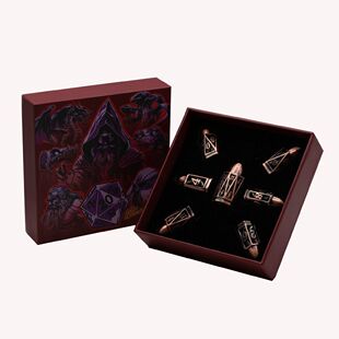 【桌游乱炖】LPG Dice Bullet RPG Set Copper