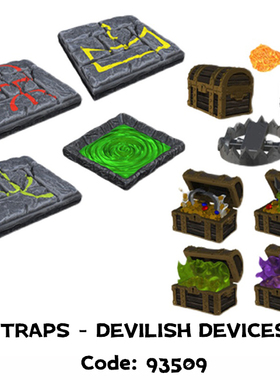 【桌游乱炖】DND跑团地形 TRAPS DEVILISH DEVICES  93509