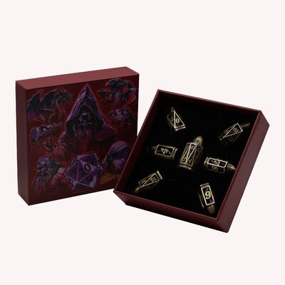 【桌游乱炖】LPG Dice Bullet RPG Set Gold