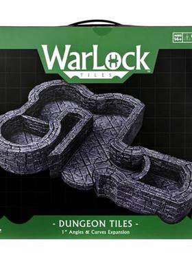 【桌游乱炖】DND跑团地形 1in. Dungeon Angles & Curves