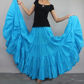 中长裙子半身裙2024新款 显瘦a字裙小个子 舞蹈裙大码 春夏季 女韩版