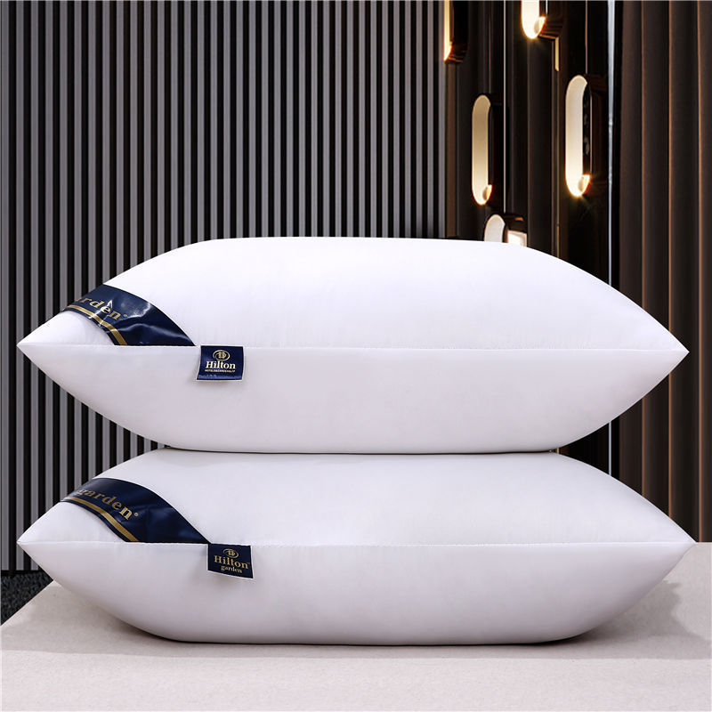 2024新款五星级酒店超软枕羽丝绒枕头全棉护颈枕芯单人家用酒店