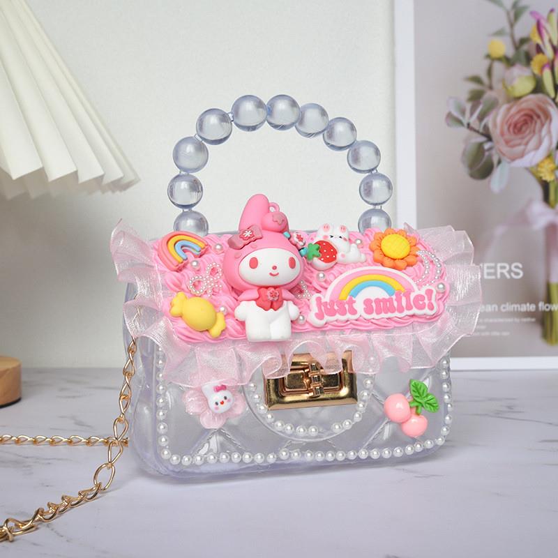 儿童手工制作奶油胶材料包斜挎包手拎包女孩创意生日礼物玩具