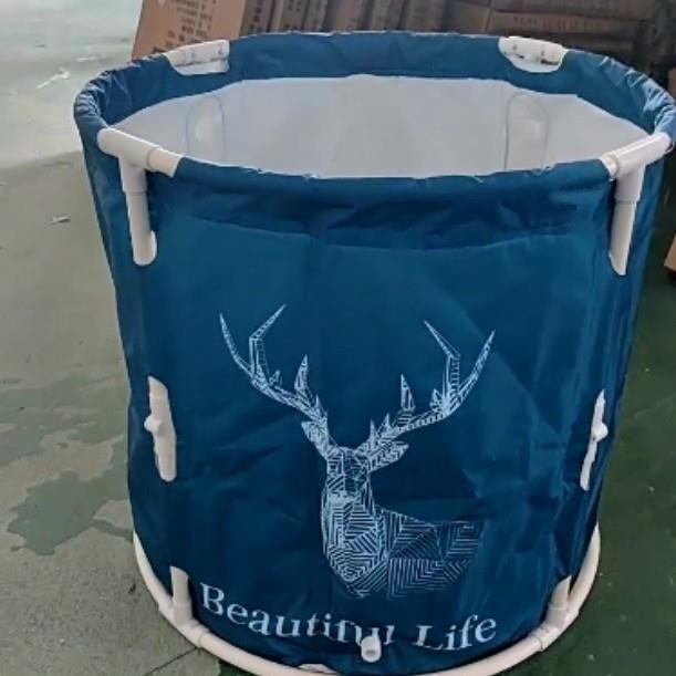 幸运鹿澡桶大人可折叠洗澡桶家用全身浴桶洗澡盆成人沐浴桶浴缸