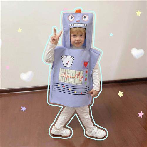 六一儿童节机器人科技宇航表演服幼儿园演出服万圣节服装