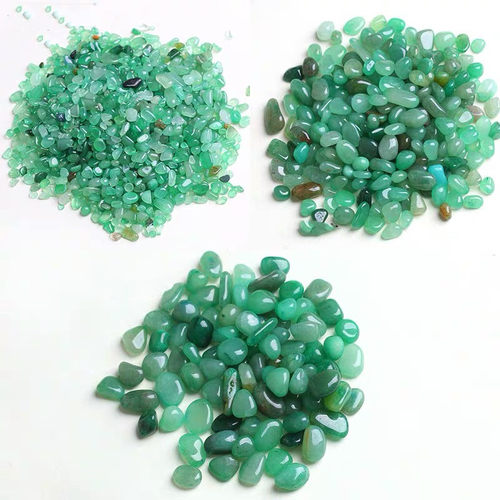 优质保真东陵玉碎石美甲花盆鱼缸