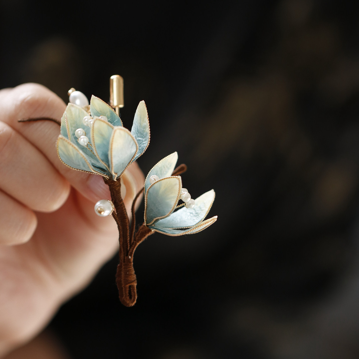 新中式精致玉兰花胸针女旗袍配饰非遗手工绒花男女通用款小众胸花,饰品/流行首饰/时尚饰品新,胸针,淘宝优惠券,粉丝福利购,淘宝优惠卷