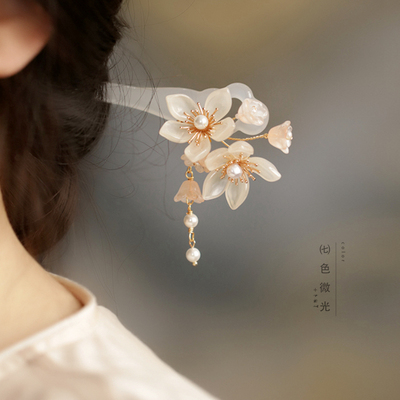 发簪醋酸中式旗袍盘发钗汉服头饰