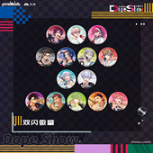 Paradox Live周边Dope Show系列双闪徽章吧唧a款 艾漫正版 现货